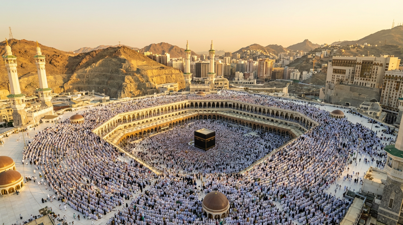 Pilgrims at the Kaaba